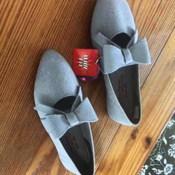 Skechers Cleo point washable knit sparkle flats - Picture 2 of 5